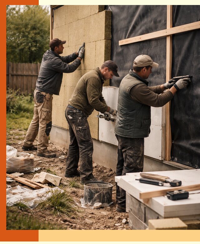 Утепление дачного дома под ключ в Черемхово