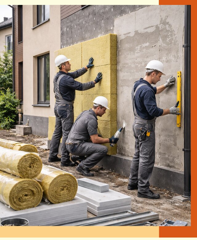 Утепление таунхауса в Черемхово от 7507 руб/м2 — комплекс под ключ | ТепломастерЧрм