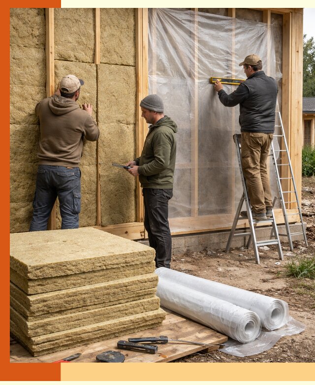 Утепление каркасного дома в Черемхово под ключ с гарантией качества