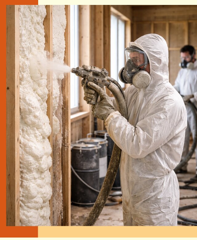 Утепление каркасного дома пенополиуретаном в Черемхово