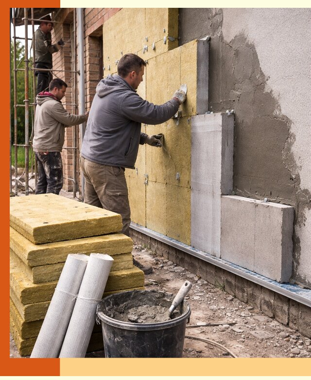 Утепление кирпичного дома под ключ в Черемхово