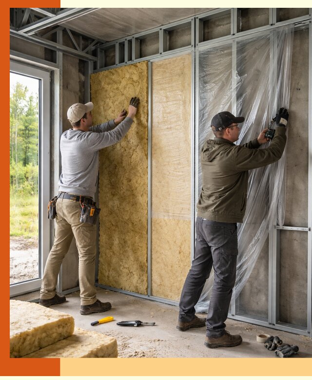 Утепление дома из ЛСТК в Черемхово с гарантией качества и эффективности