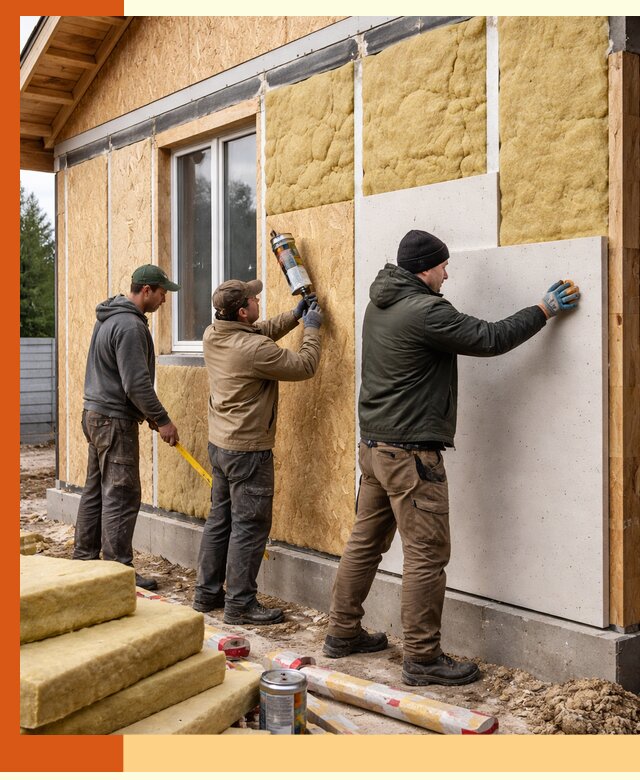 Профессиональное утепление дома из SIP-панелей в Черемхово