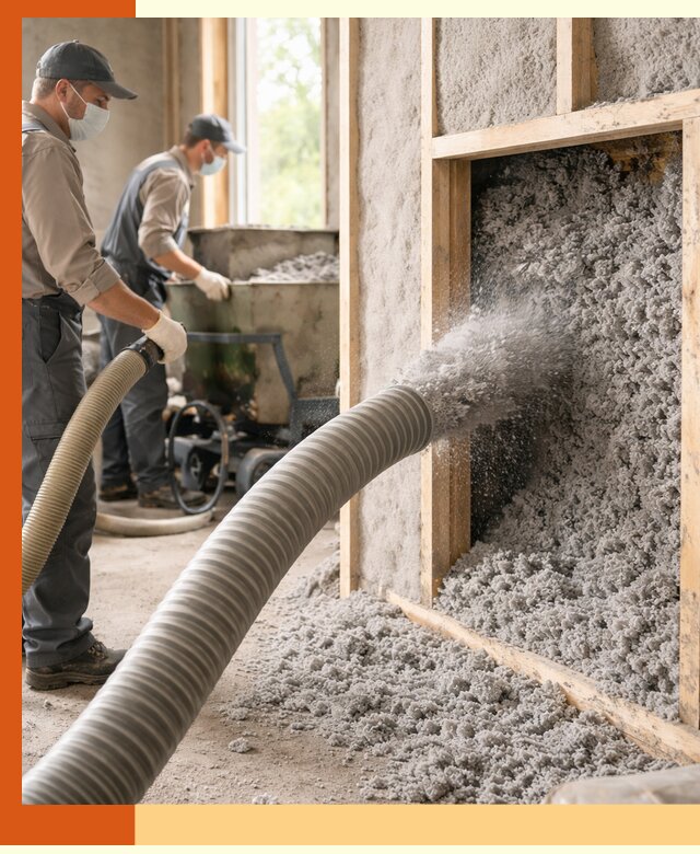 Утепление коттеджа эковатой в Черемхово с гарантией качества