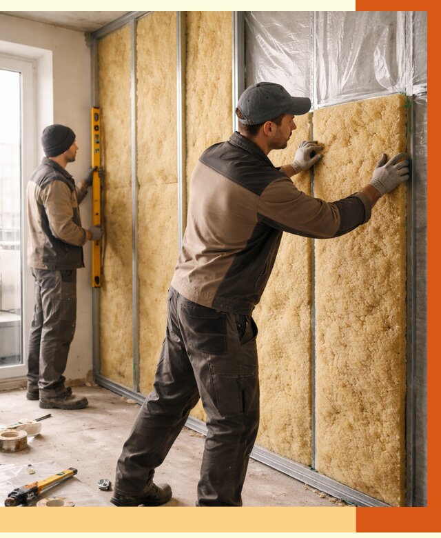 Утепление квартиры изнутри в Черемхово от 4535 руб. за м2 | Проф. работы ТепломастерЧрм