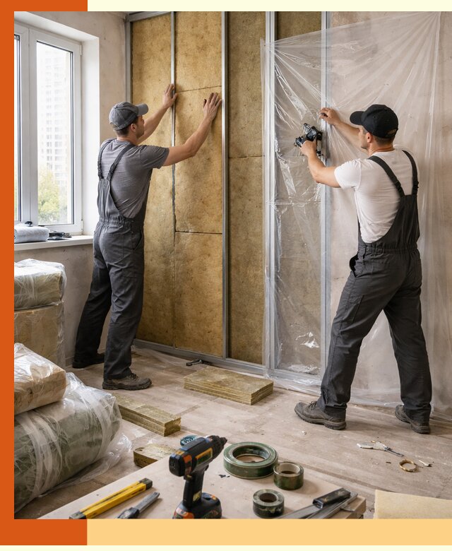 Утепление квартиры изнутри профессионально в Черемхово