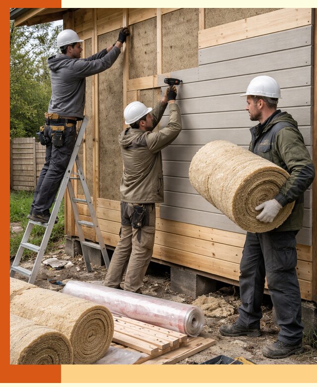 Утепление бани снаружи в Черемхово профессионально и надежно