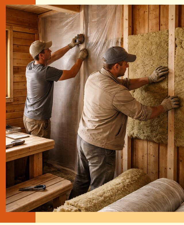 Утепление бани изнутри в Черемхово качественно и недорого