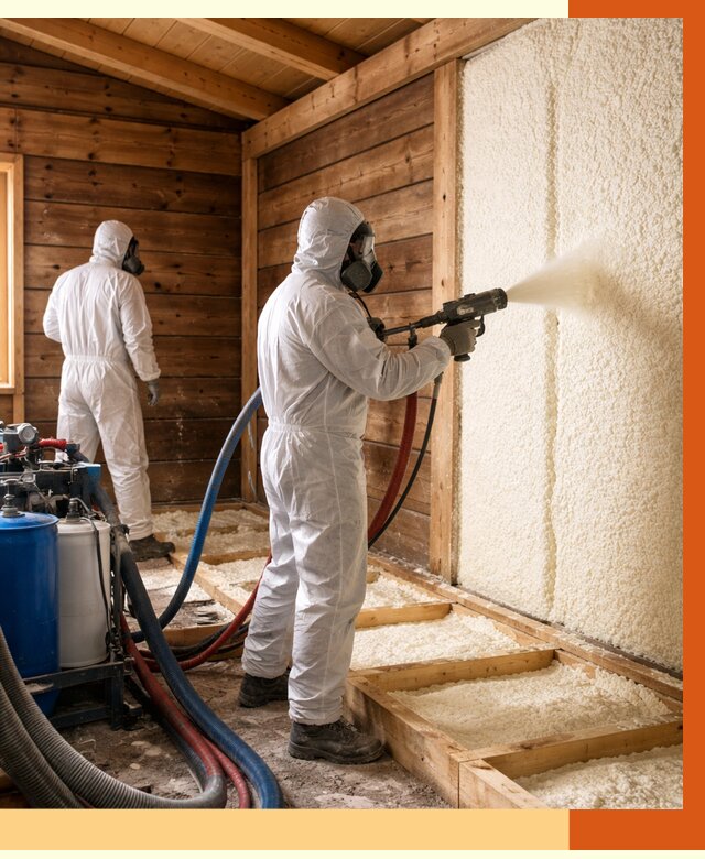 Утепление бани ппу в Черемхово под ключ от 4379 руб./м2 | ТепломастерЧрм - напыление и монтаж ппу