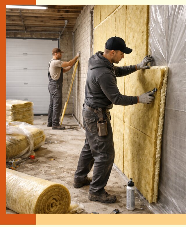 Утепление гаража под ключ в Черемхово — все виды теплоизоляции