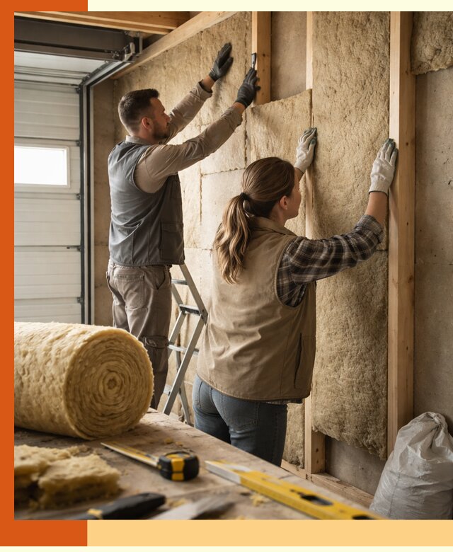 Утепление гаража изнутри в Черемхово: быстро и надежно