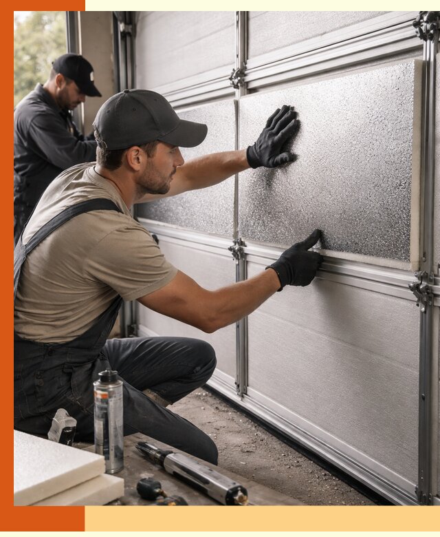 Утепление гаражных ворот в Черемхово качественно и надежно