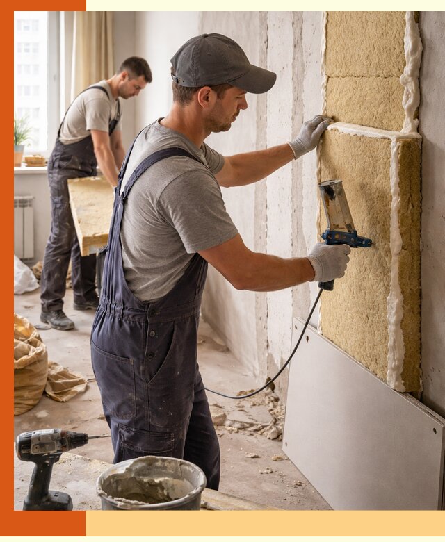 Утепление стен изнутри в Черемхово — качественно и эффективно