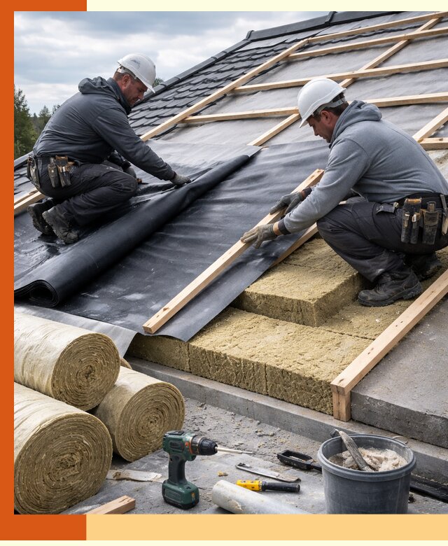 Утепление крыши снаружи в Черемхово: профессиональная теплоизоляция