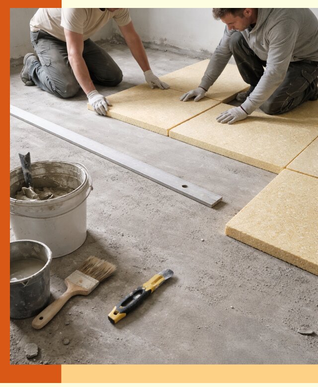 Утепление бетонного пола в Черемхово профессионально и недорого