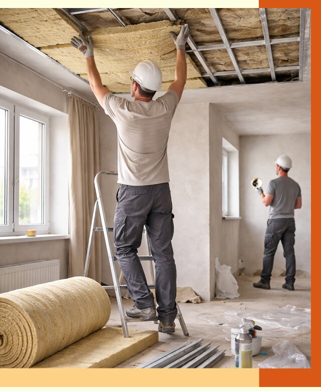 Утепление потолка в частном доме в Черемхово от 990 руб./м² — работы под ключ | ТепломастерЧрм