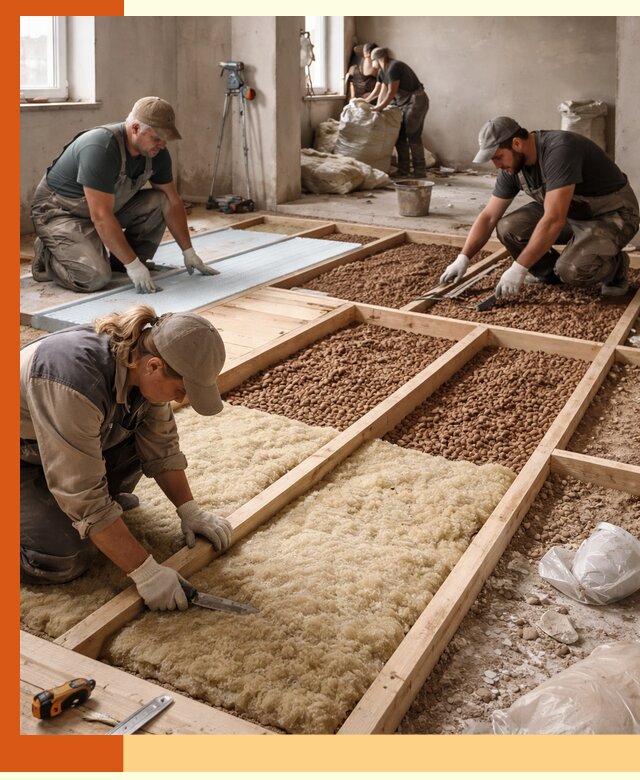 Утепление перекрытий жилых и промышленных зданий в Черемхово