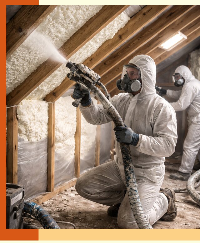 Утепление чердака пенополиуретаном (ППУ) в Черемхово