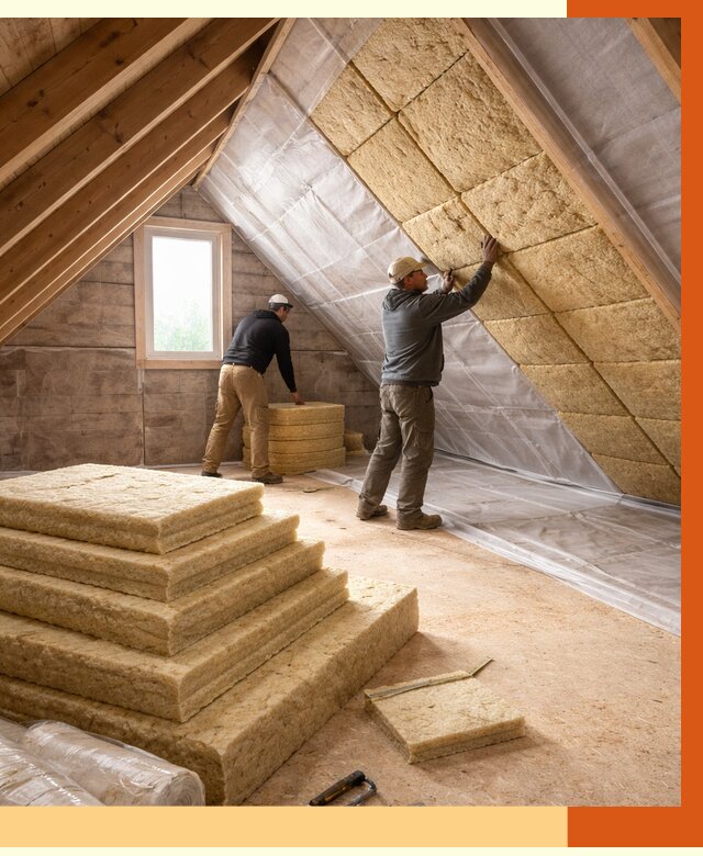 Утепление мансарды в Черемхово от 2607 руб/м2 — комплексно и под ключ | ТепломастерЧрм