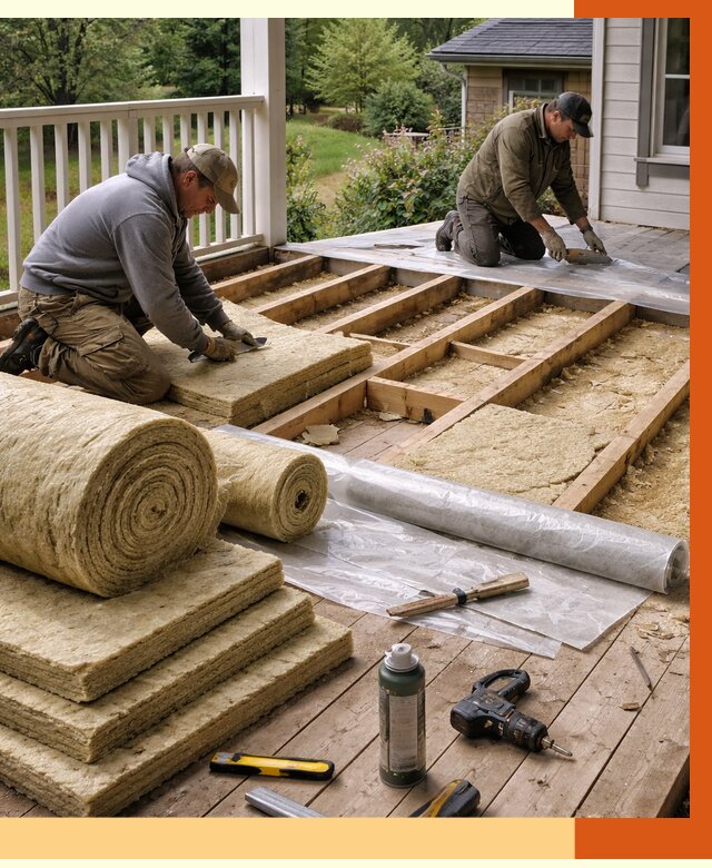 Утепление террасы в Черемхово от 4379 руб./м2 — утеплить террасу под ключ | ТепломастерЧрм