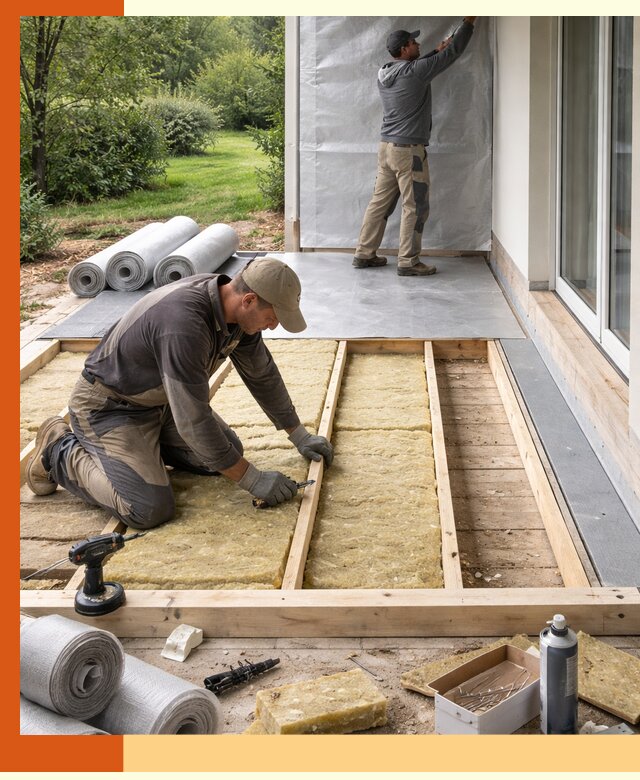 Утепление террасы в Черемхово — тепло и защита круглогодично