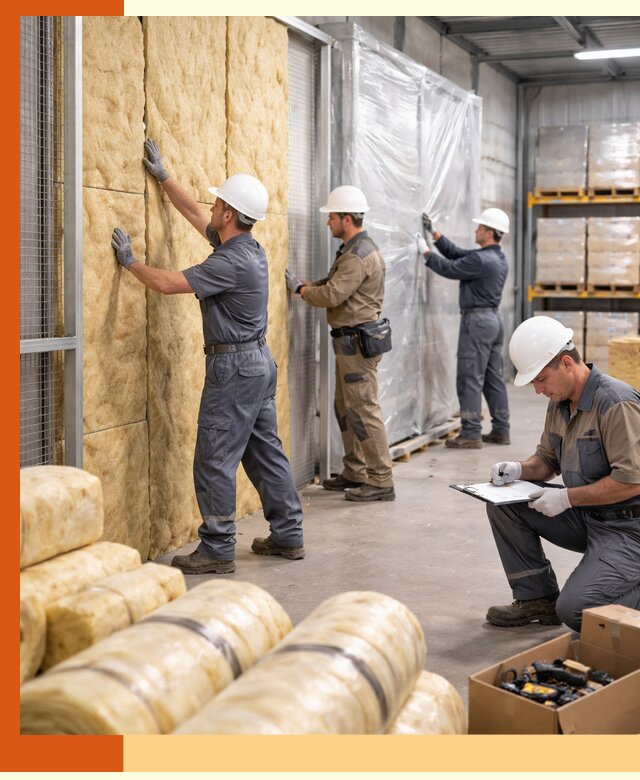 Утепление склада готовой продукции в Черемхово качественно и быстро