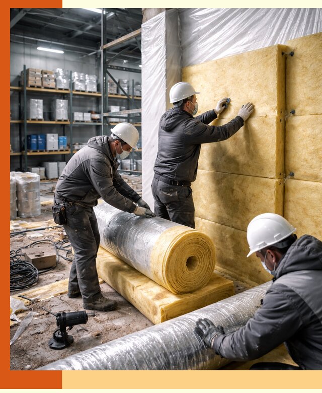 Утепление склада химсырья в Черемхово: безопасная и эффективная изоляция