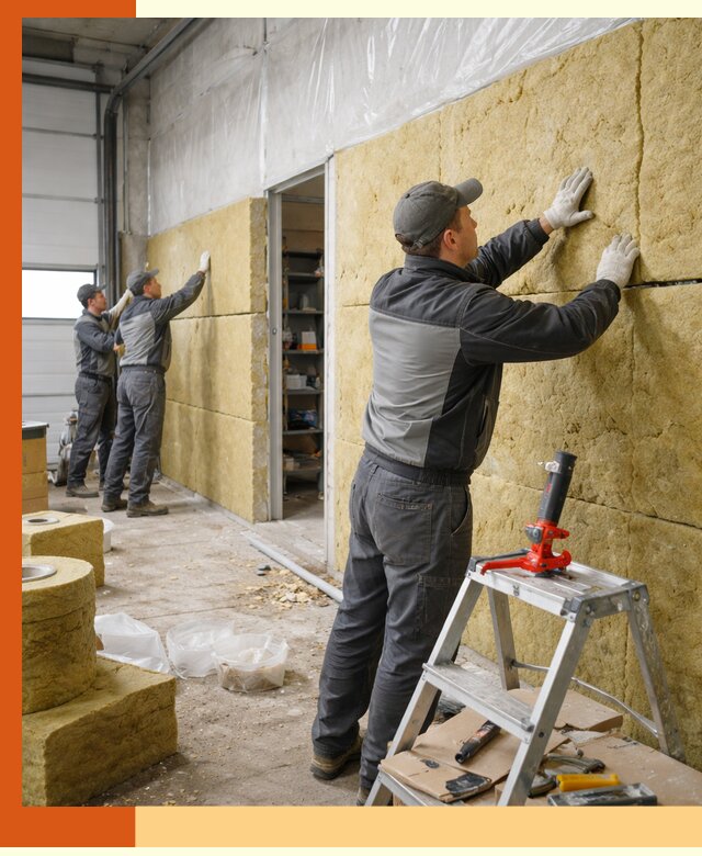 Утепление автосервиса и мастерских в Черемхово качественно и надёжно