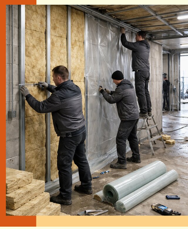 Профессиональное утепление автомойки в Черемхово для любого типа помещений