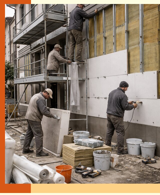 Утепление гостиницы под ключ в Черемхово с гарантией качества