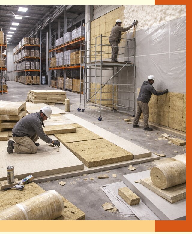 Утепление складского терминала в Черемхово от 7820 руб./м² под ключ | ТепломастерЧрм