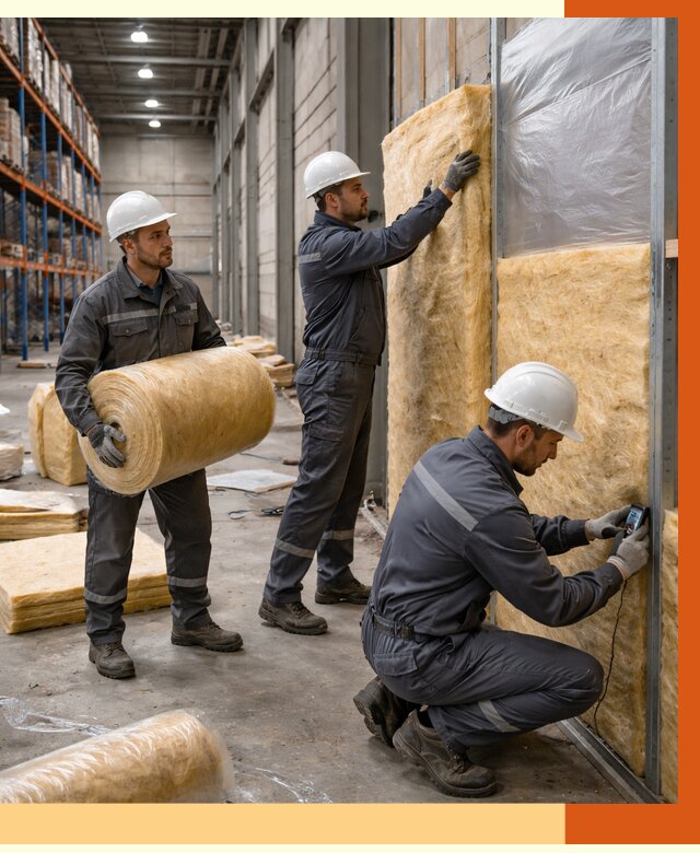 Утепление логистического центра в Черемхово от 4692 руб/м² под ключ | ТепломастерЧрм