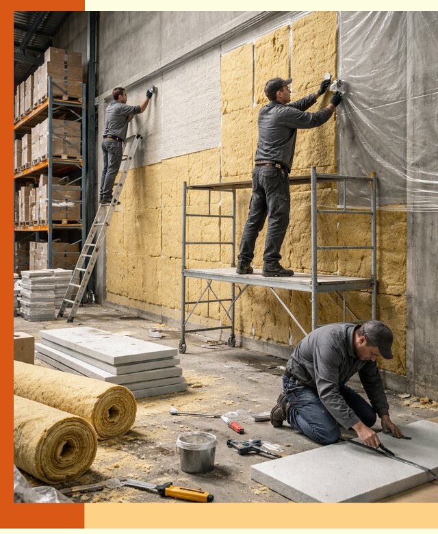 Утепление холодного склада под ключ в Черемхово