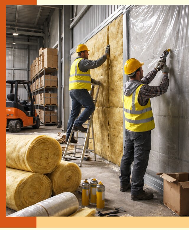 Утепление склада с техникой в Черемхово под ключ