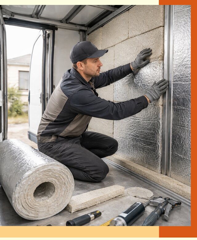 Утепление фургона рефрижератора в Черемхово от 13033 руб./м² под ключ | ТепломастерЧрм