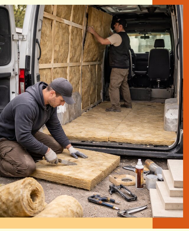 Утепление кемпера в Черемхово под ключ от 12511 руб. — профессионально | ТепломастерЧрм