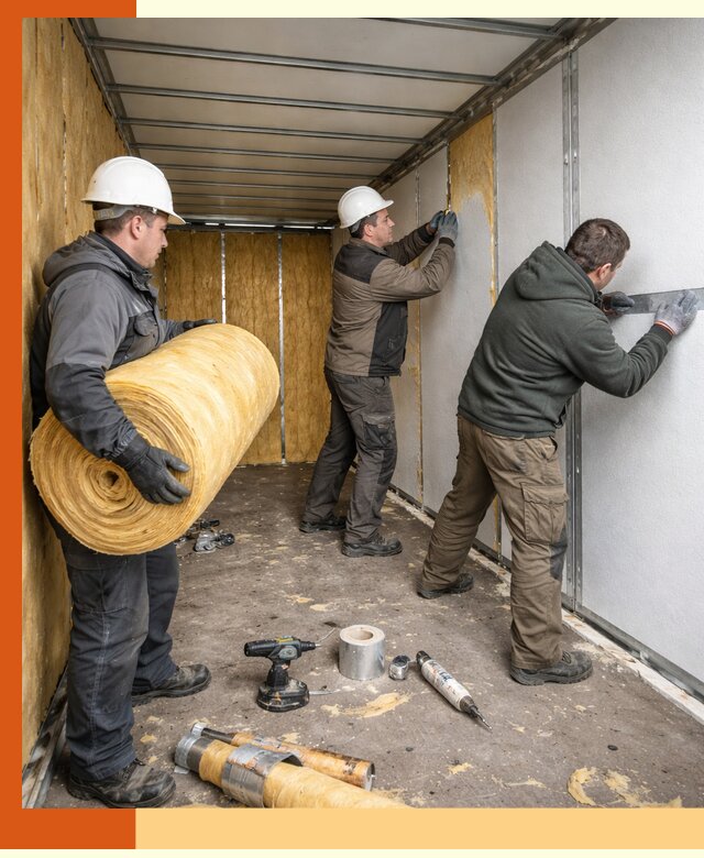Утепление рефрижераторного контейнера в Черемхово профессионально и надежно