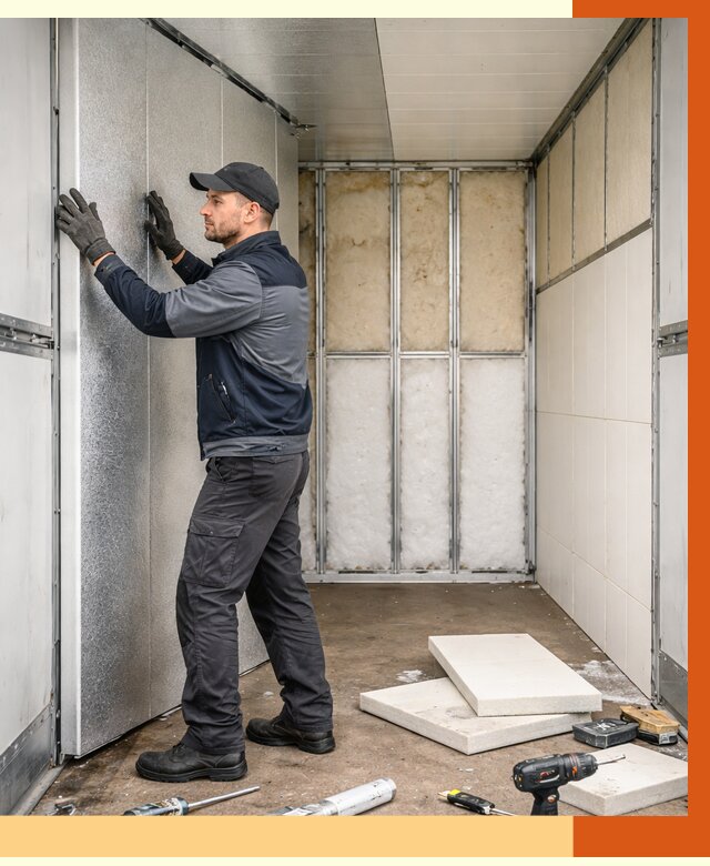 Утепление холодильного кузова в Черемхово от 14075 руб. под ключ | ТепломастерЧрм