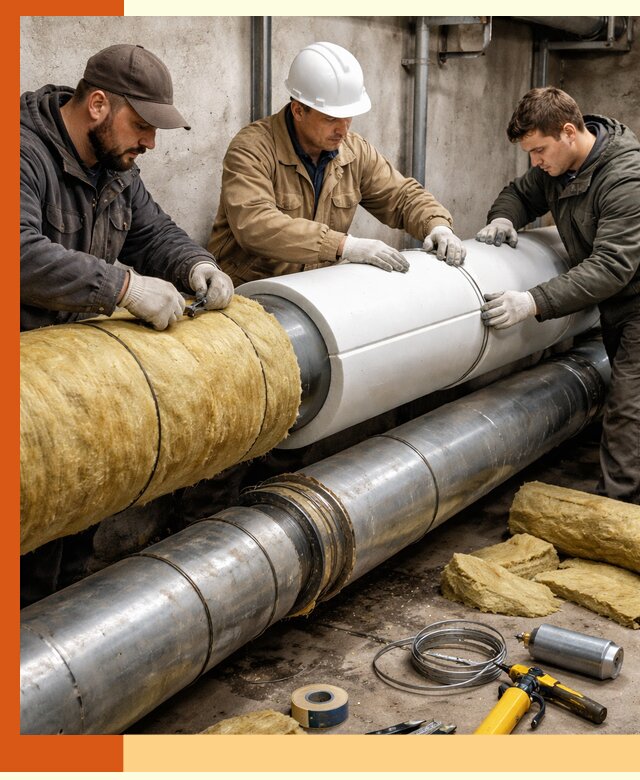 Утепление трубопровода в Черемхово с гарантией энергоэффективности