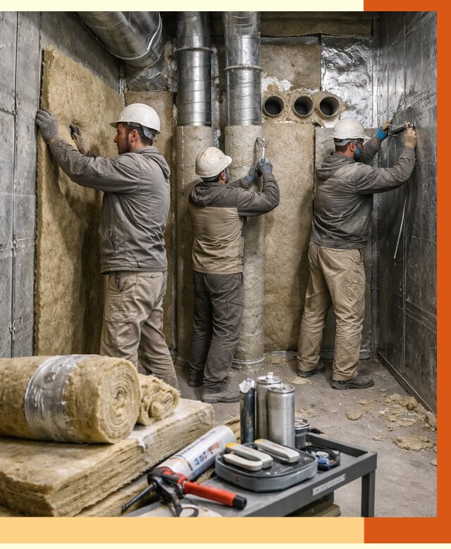 Утепление венткамеры в Черемхово под ключ от 1512 руб. — профессионально | ТепломастерЧрм