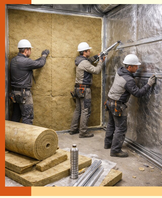 Утепление венткамеры в Черемхово — качественная теплоизоляция и шумопоглощение