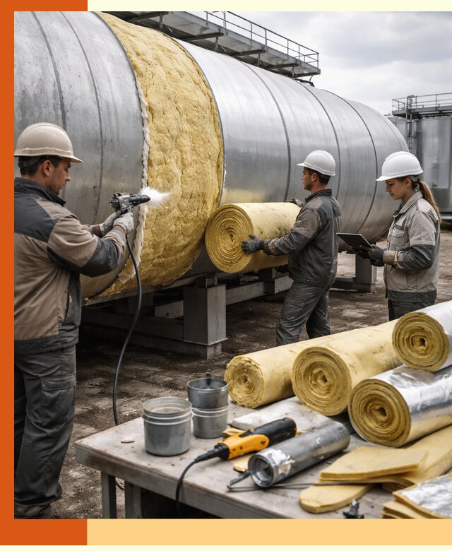 Утепление цистерны в Черемхово — утеплители и монтаж под ключ