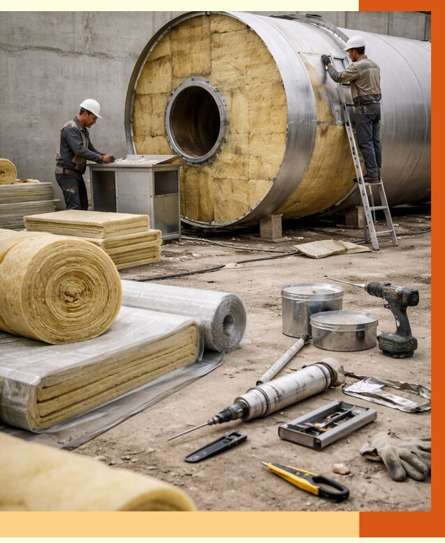 Утепление резервуара с топливом в Черемхово от 28672 руб. под ключ | ТепломастерЧрм