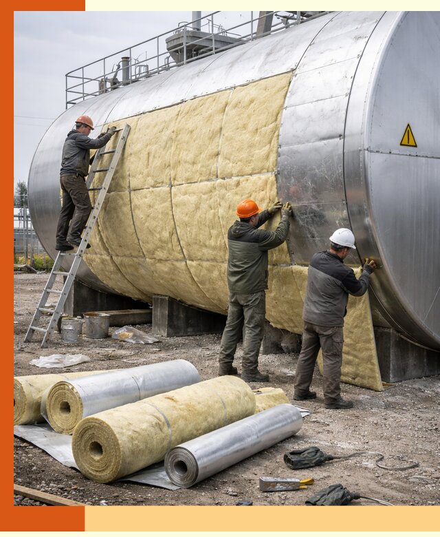 Утепление резервуаров с топливом в Черемхово надежно и экономично