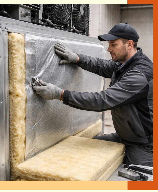 Утепление холодильного агрегата в Черемхово от 8862 руб. под ключ | ТепломастерЧрм