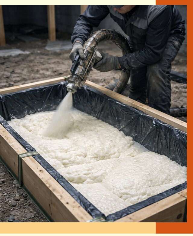 Заливка ППУ в формы в Черемхово от 2607 руб. — утепление форм под ключ | ТепломастерЧрм