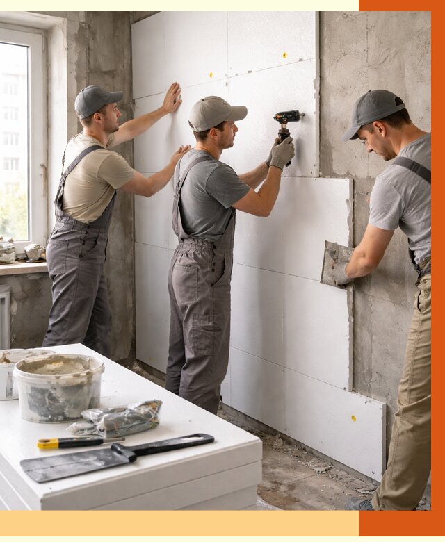 Утепление пенопластом домов и стен в Черемхово от 1929 руб. — ТепломастерЧрм