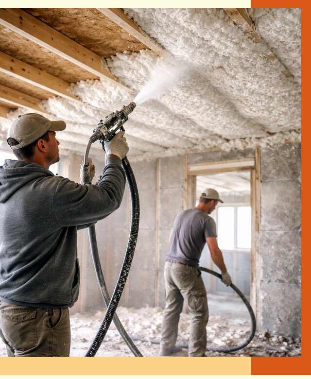 Утепление пеноизолом в Черемхово от 1668 руб./м2 под ключ | ТепломастерЧрм