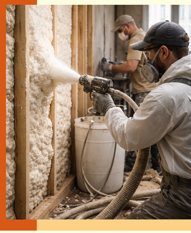 Утепление пеноизолом жилых и коммерческих объектов в Черемхово