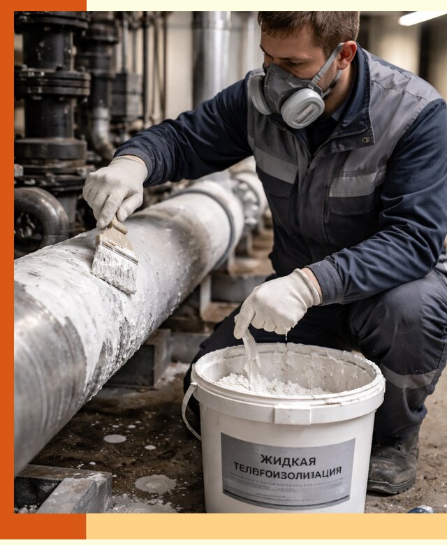 Утепление оборудования жидкой теплоизоляцией в Черемхово